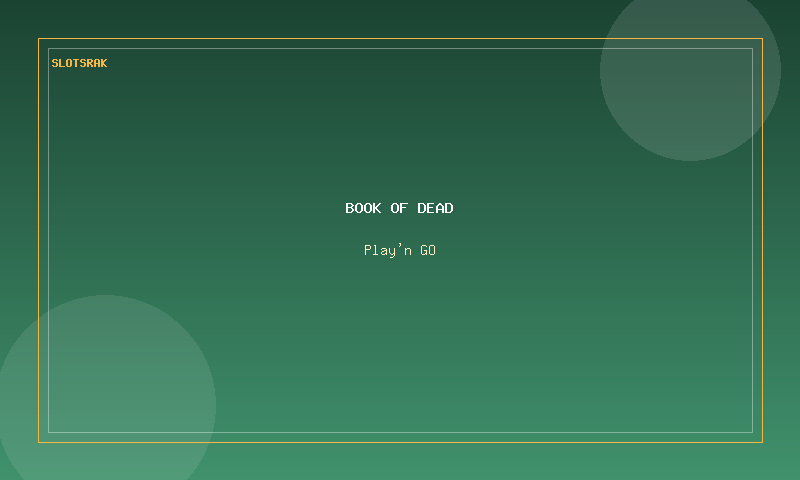 book of dead cover